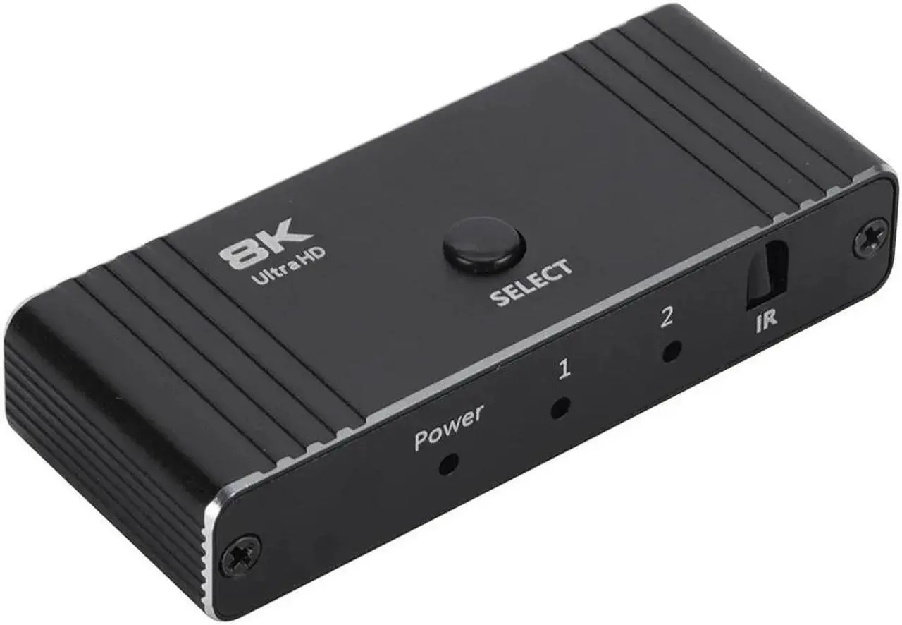 Alt view image 2 of 6 - 8K HDMI Switch 8k60hz 4K@120Hz Switcher 2 in 1 Out Bi-Direction Switch 1080p@240Hz Display Adapter Splitter Converter 1 in 2 Out