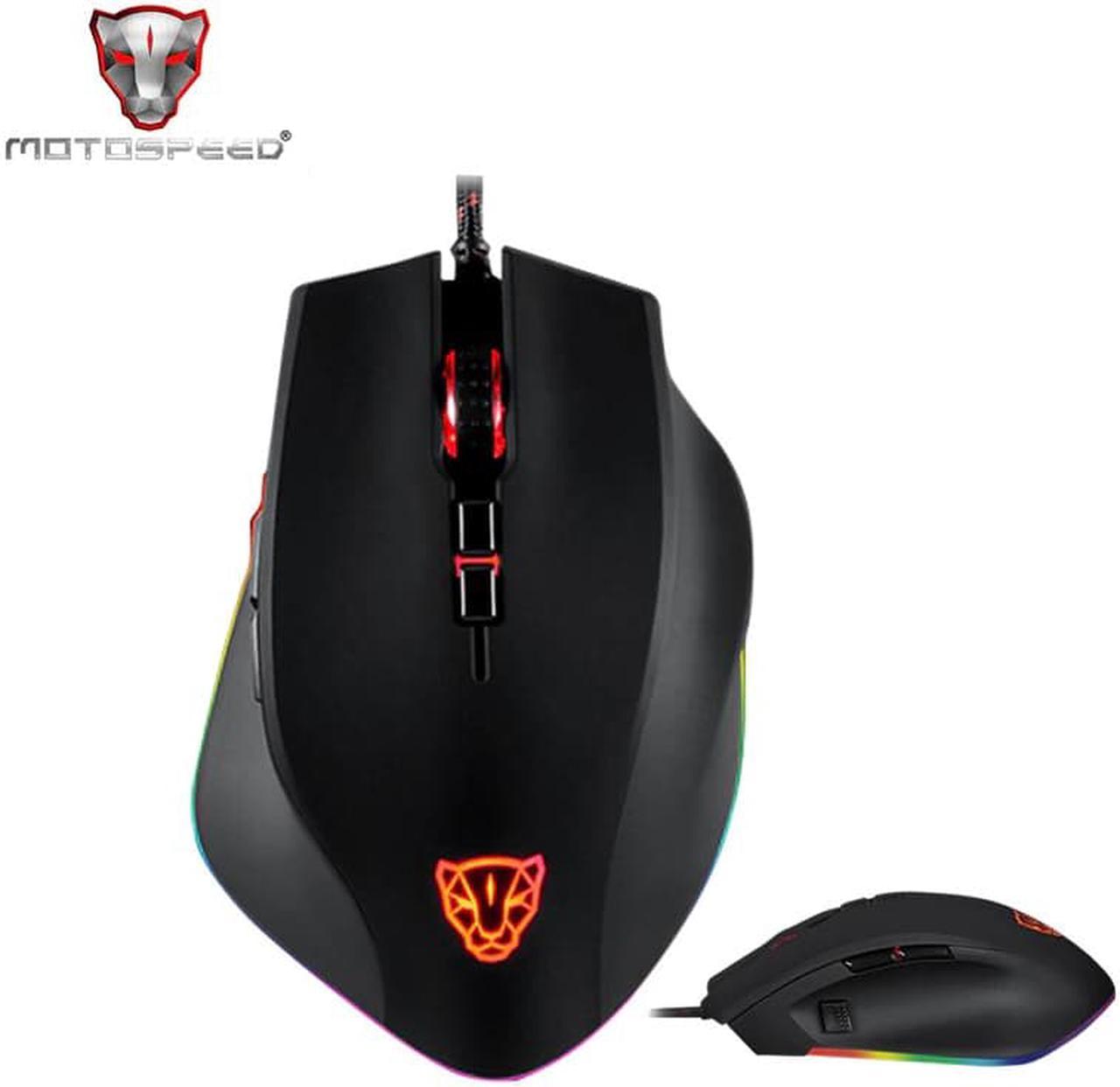 V80 5000DPI Optical RGB Backlight USB Wired Gaming Mouse PMW3325 Ergonomic Gamer Mice for PC Laptop PK V30 V40 V60 V70