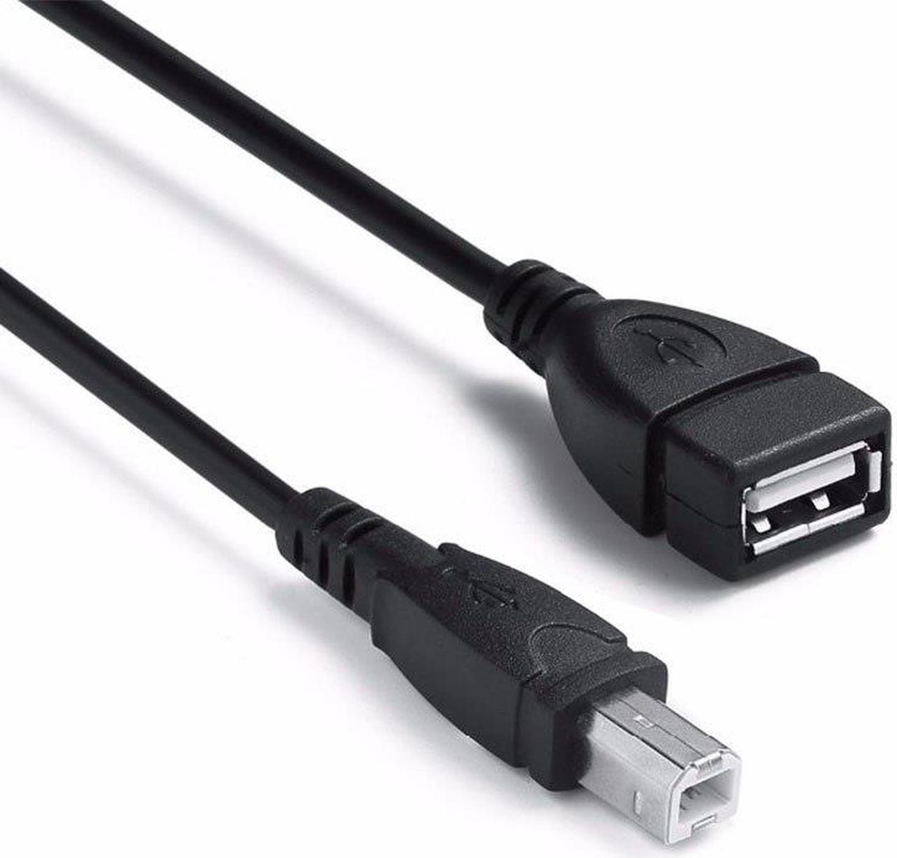 USB AF To BM Adapter USB 2.0 Cable A Female to USB B Male Cable for Printer Extender Connection Cables