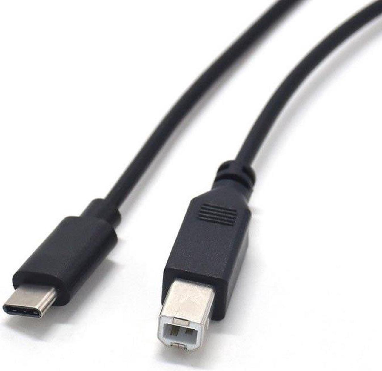 USB-C USB 3.1 Type C Male Connector to USB 2.0 B Type Male Data Cable for Cell Phone Printer Hard Disk