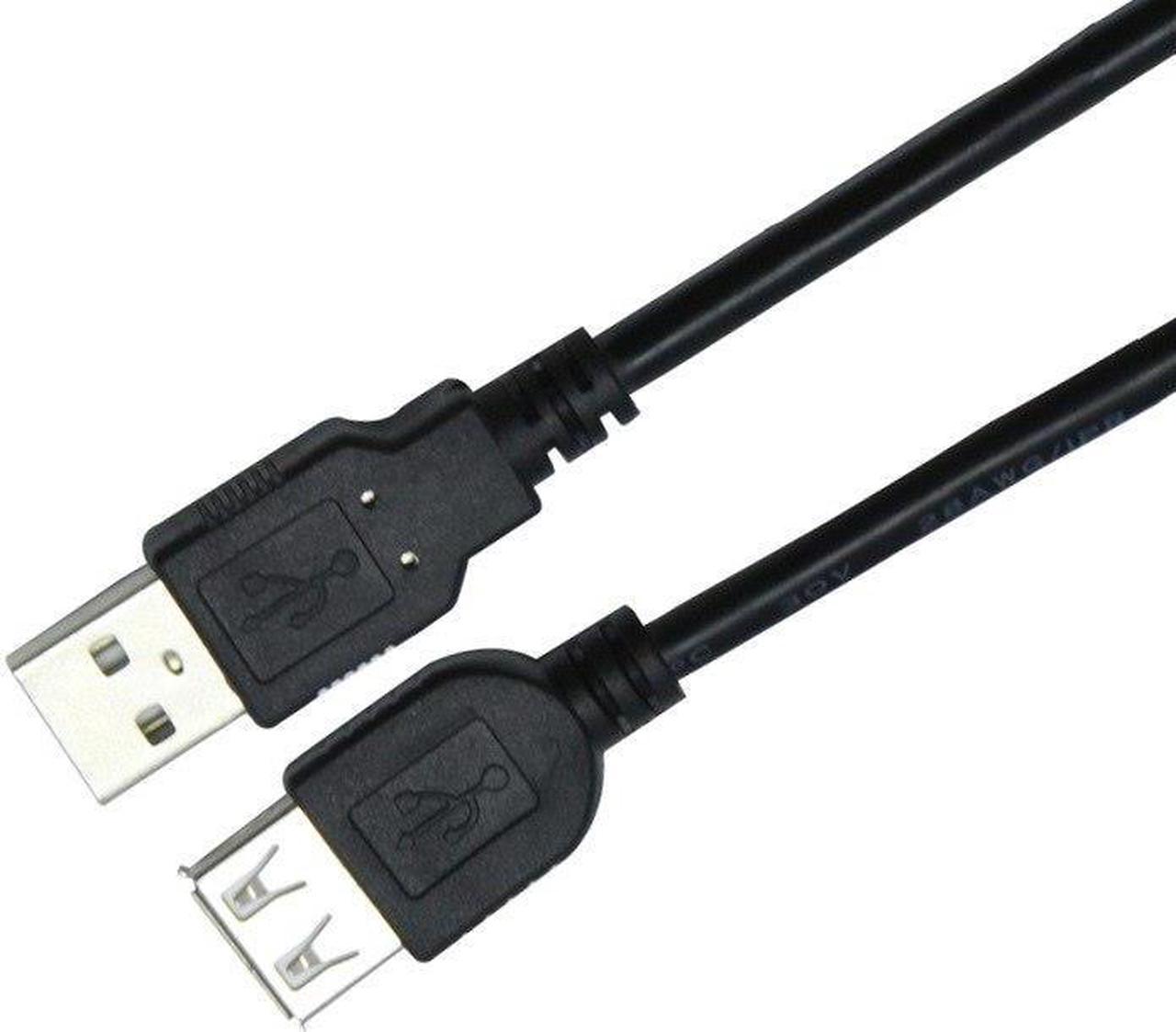 USB 2.0 A Male to A Female Extension Cable Cord Wire Lead For PC Laptop 1.5M