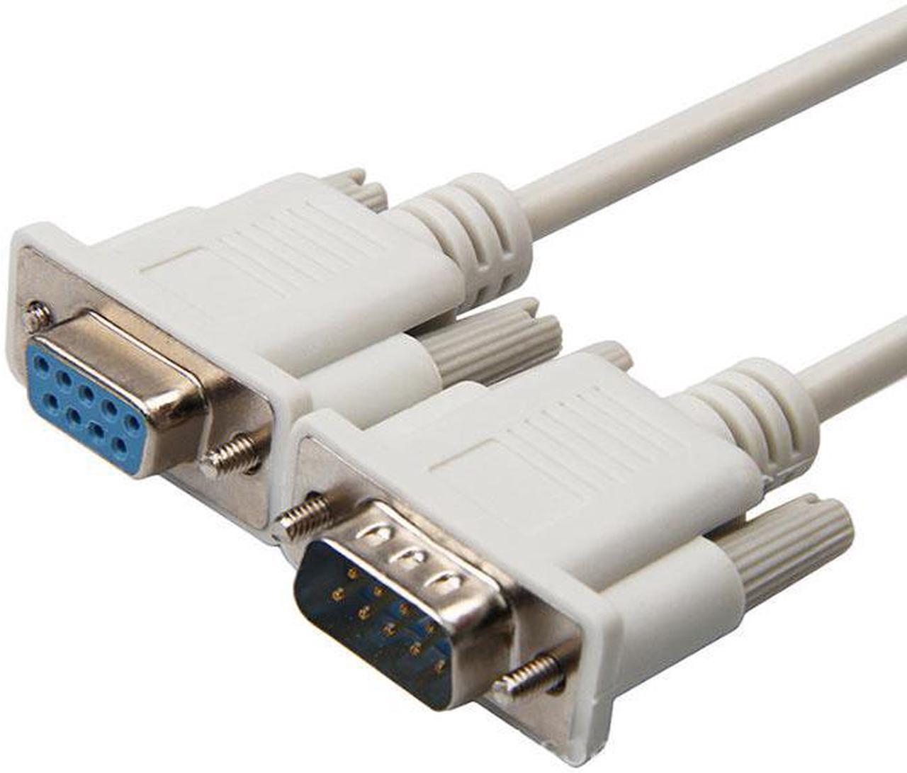 DB9 Serial Cable 9 Pin RS232 Serial Cable Male to Female PC Converter Extension Cable 9Pin Adapter Cable 1.5m/3m