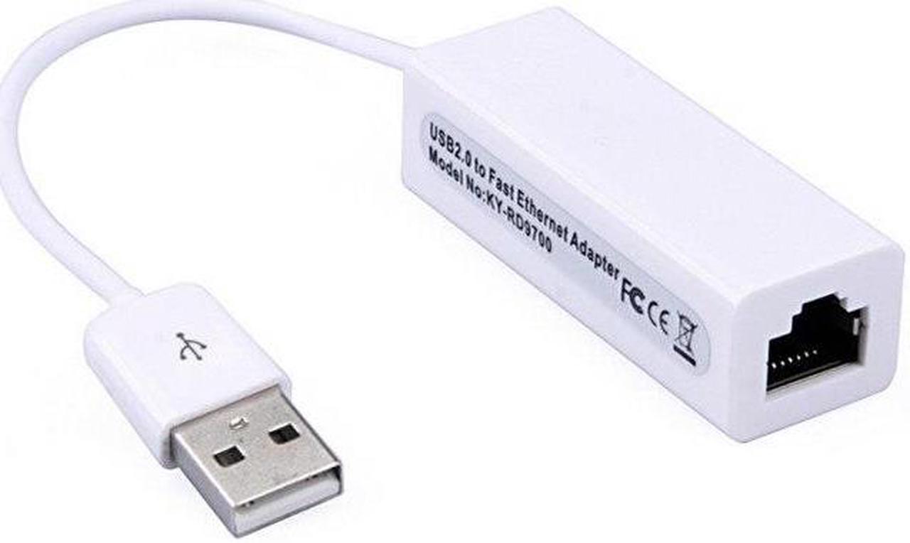 USB 2.0 to RJ45 Ethernet Lan Network Adapter 10/100Mbps Fast Network Adapters for Win 7/8/10