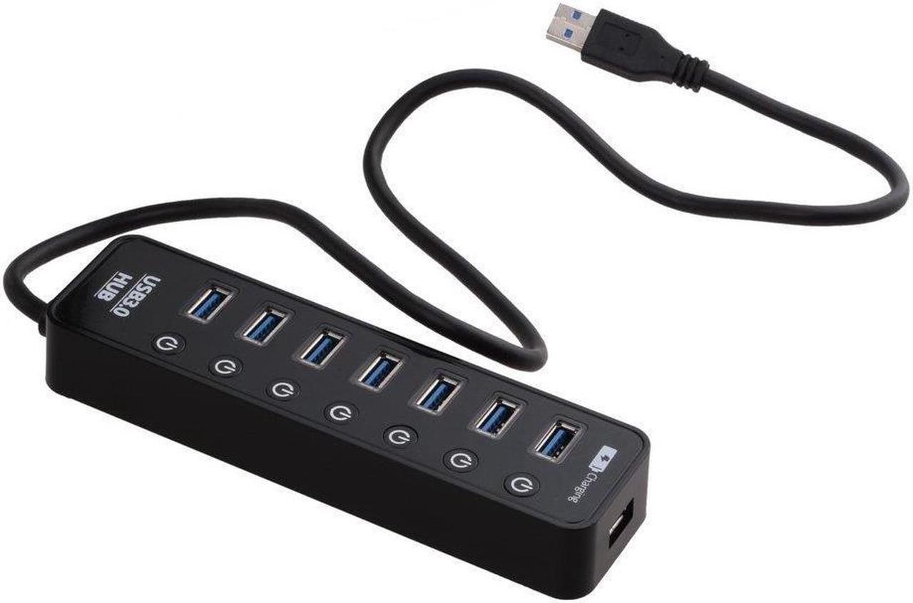 USB 3 HUB 3.0 7 Ports with Power Charging and Switch Multiple USB Splitter Porta Panel USB3.0 USB-HUB Hab