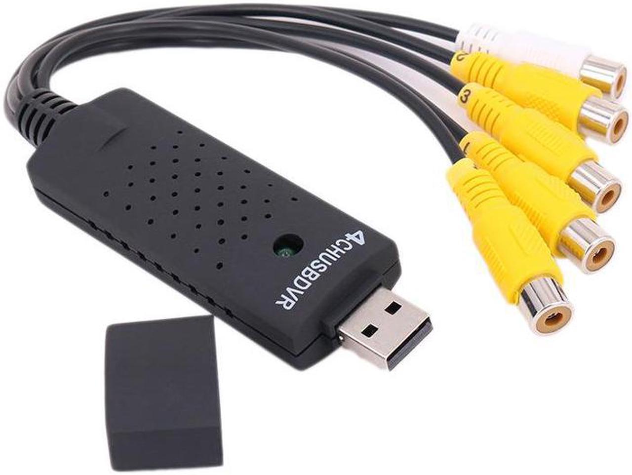 4 Channel USB2.0 USB Video Capture Grabber card to VHS to DVD recorder Capture Adapter