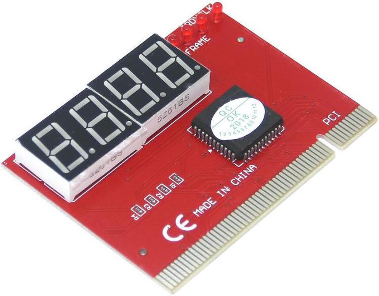 Computer PC 4 Digit Diagnostic Analyzer Card Motherboard Tester High Quality