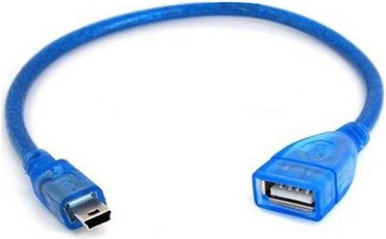 connector cable,USB A Female to Mini 5Pin USB Male Cable copper core,30cm, Car MP3 Connector