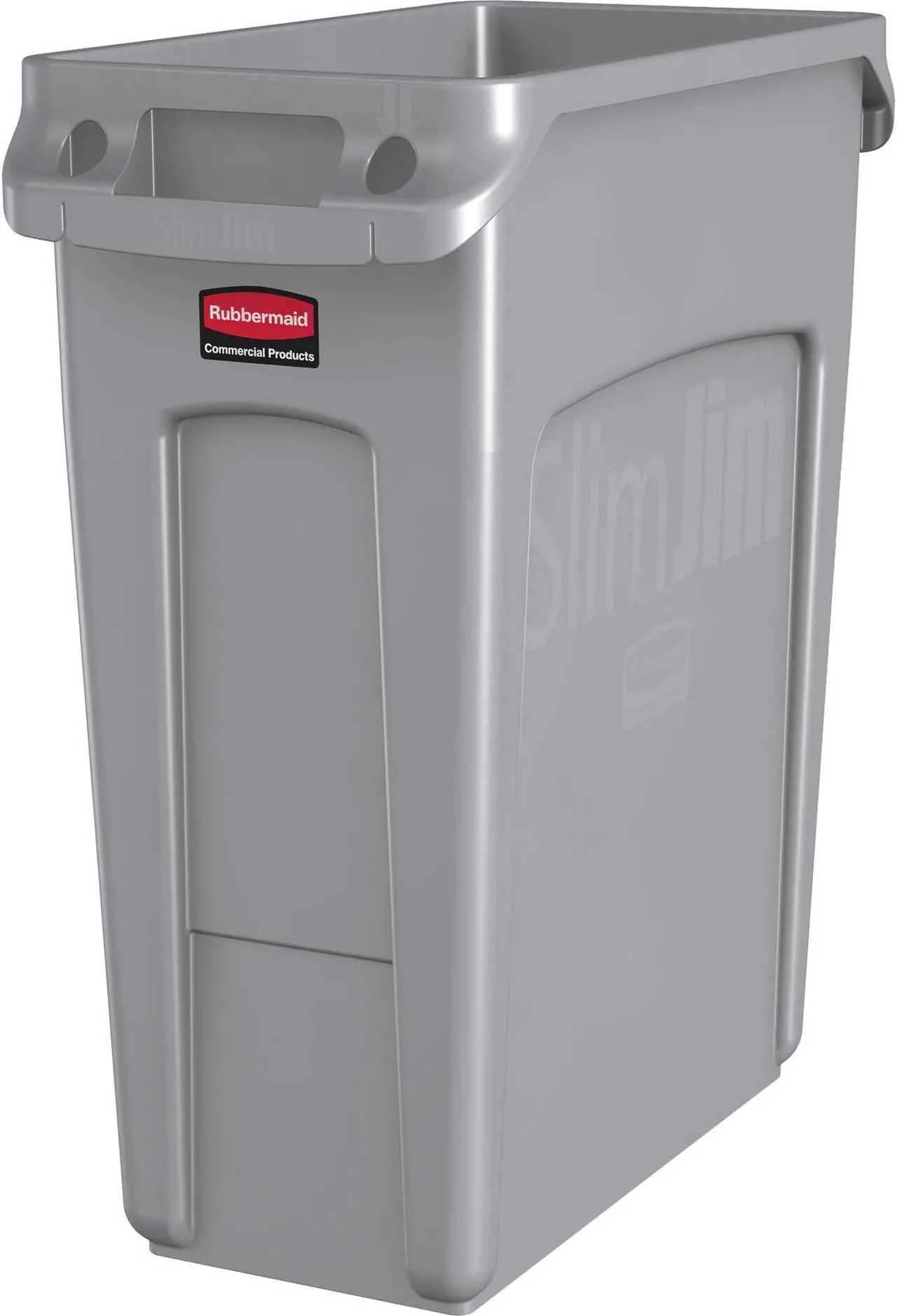 Main image of RUBBERMAID COMMERCIAL 1971258 16 gal Rectangular Trash Can, Gray, 11 in Dia,