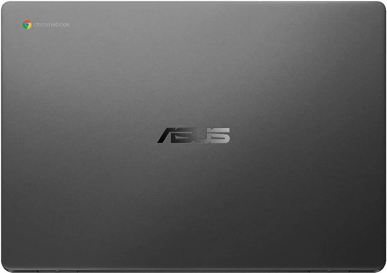 Alt view image 3 of 5 - ASUS - 14.0" Chromebook - Intel Celeron N3350 - 4GB Memory - 32GB eMMC (Grey)