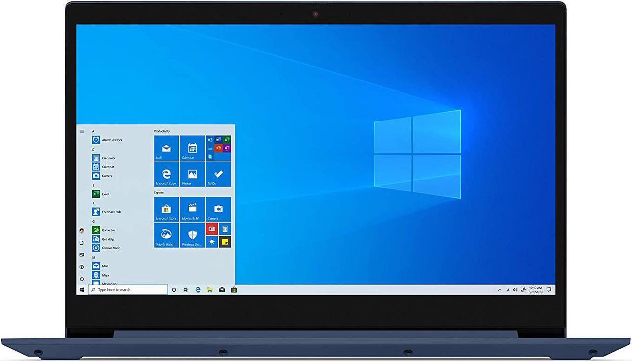 Alt view image 2 of 6 - Lenovo IdeaPad 3 17.3" Full HD IPS Laptop: 10th Generation Core i5-10210U, 12GB RAM, 256GB SSD, Windows 10 Home, Blue