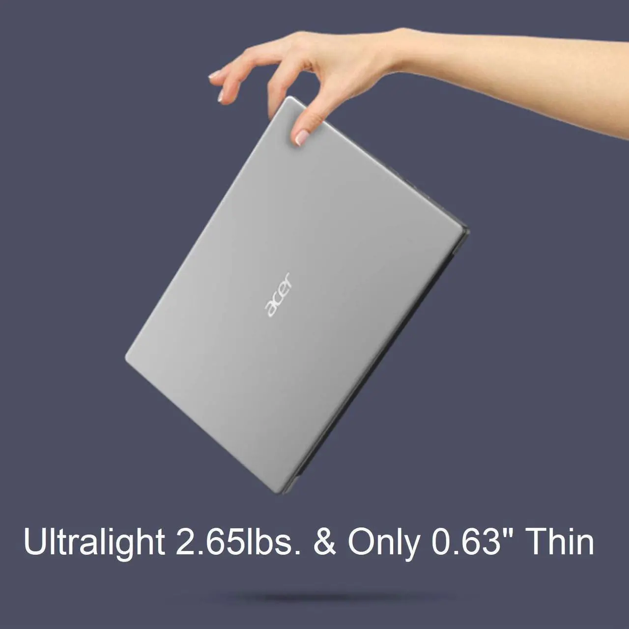 Alt view image 5 of 7 - Acer Swift 3 Intel Evo Thin & Light Laptop, 14" Full HD, Intel Core i7-1165G7, 8GB LPDDR4X, 2TB NVMe SSD, Intel Iris Xe Graphics, Windows 10 Home, Wi-Fi 6, Fingerprint Reader, Back-lit Keyboard
