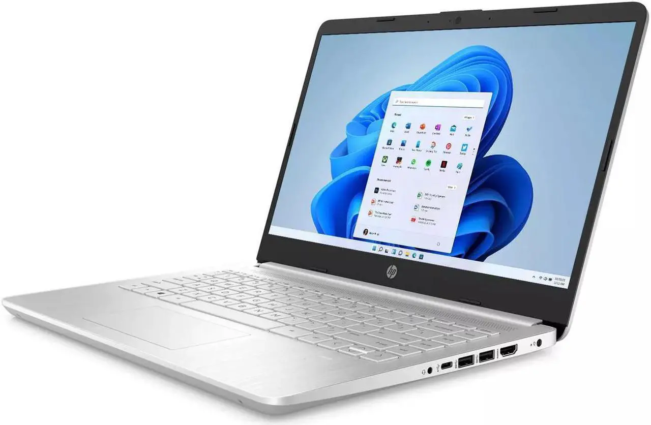 Alt view image 3 of 4 - HP 14" FULL HD Laptop - Intel Core i3 11th Gen Processor - 16GB Memory - 1TB SSD -Windows 10 in S Mode - Silver