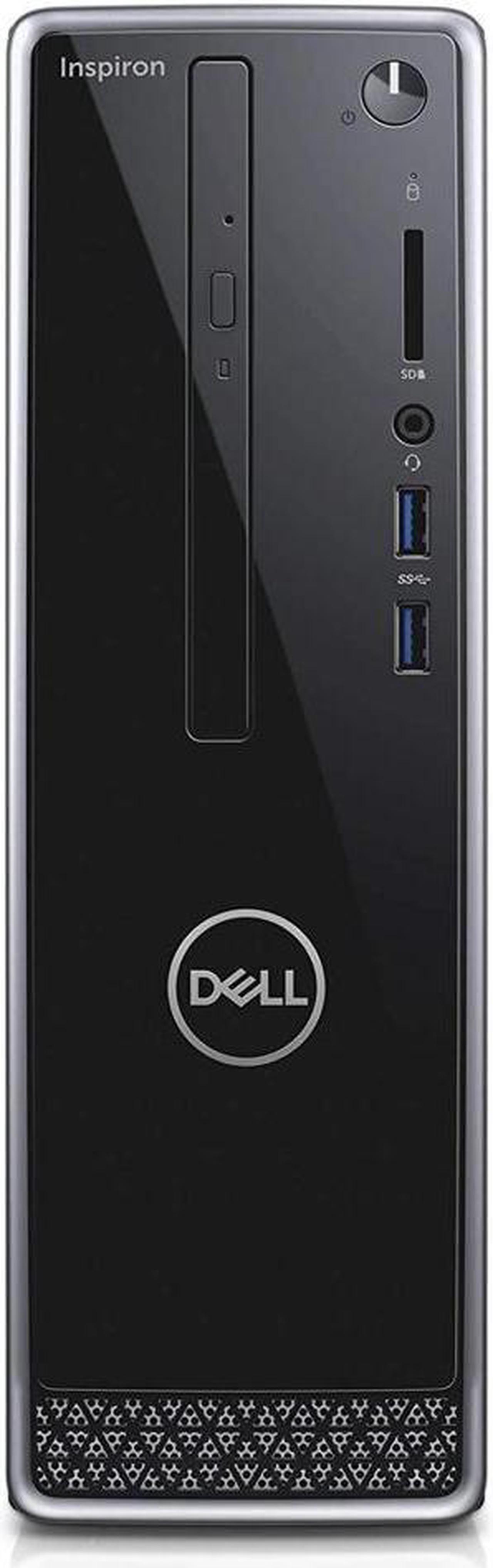 Main image of Dell Inspiron Desktop, Intel Core i3-8100 - 8GB Memory - 256GB SSD + 1TB HDD - Windows 10 Home - Black