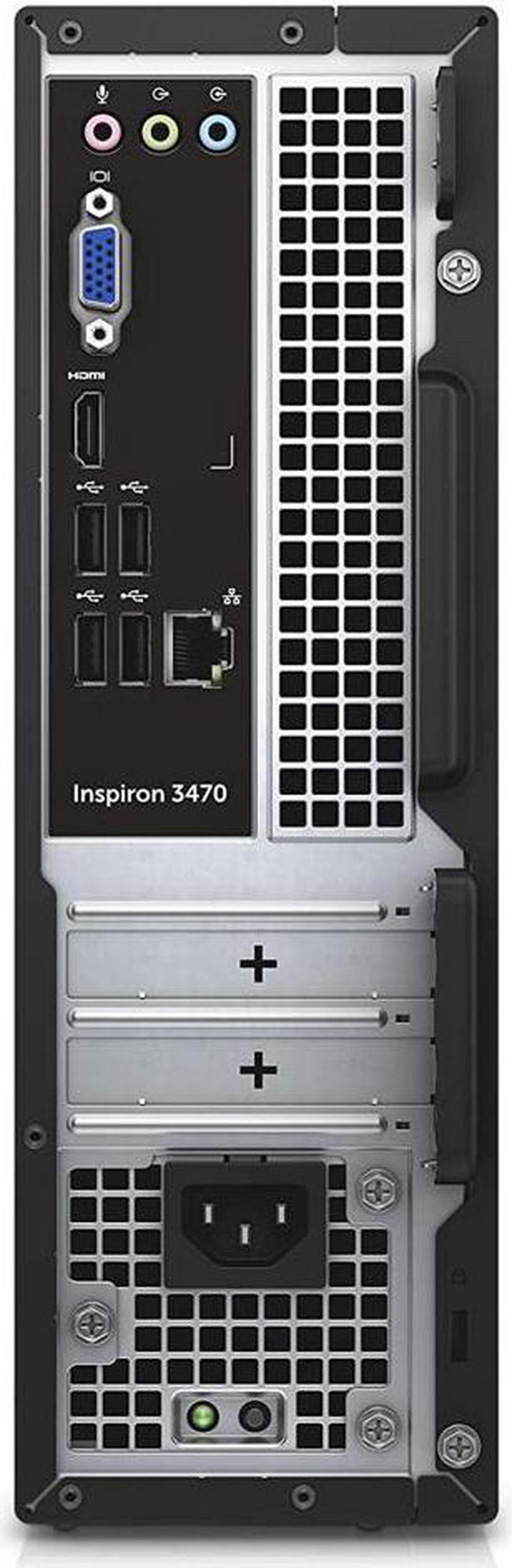 Alt view image 3 of 4 - Dell Inspiron Desktop, Intel Core i3-8100 - 8GB Memory - 256GB SSD + 1TB HDD - Windows 10 Home - Black