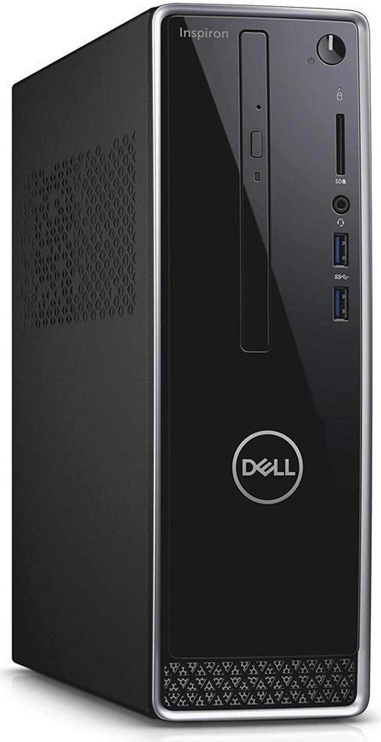 Alt view image 4 of 4 - Dell Inspiron Desktop, Intel Core i3-8100 - 8GB Memory - 256GB SSD + 1TB HDD - Windows 10 Home - Black