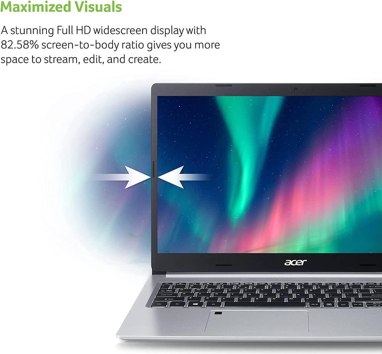 Alt view image 5 of 6 - Acer Aspire 5 15.6" Full HD IPS Slim Laptop, AMD Ryzen 7 3700U, 8GB Memory, 1TB SSD, WiFi 6, Fingerprint Reader, Windows 11 Home