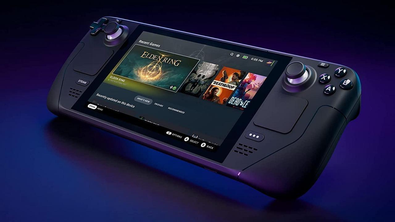 Alt view image 2 of 3 - Valve Steam Deck 64GB Handheld Gaming Console, 1280 x 800 LCD Display, with Carrying case