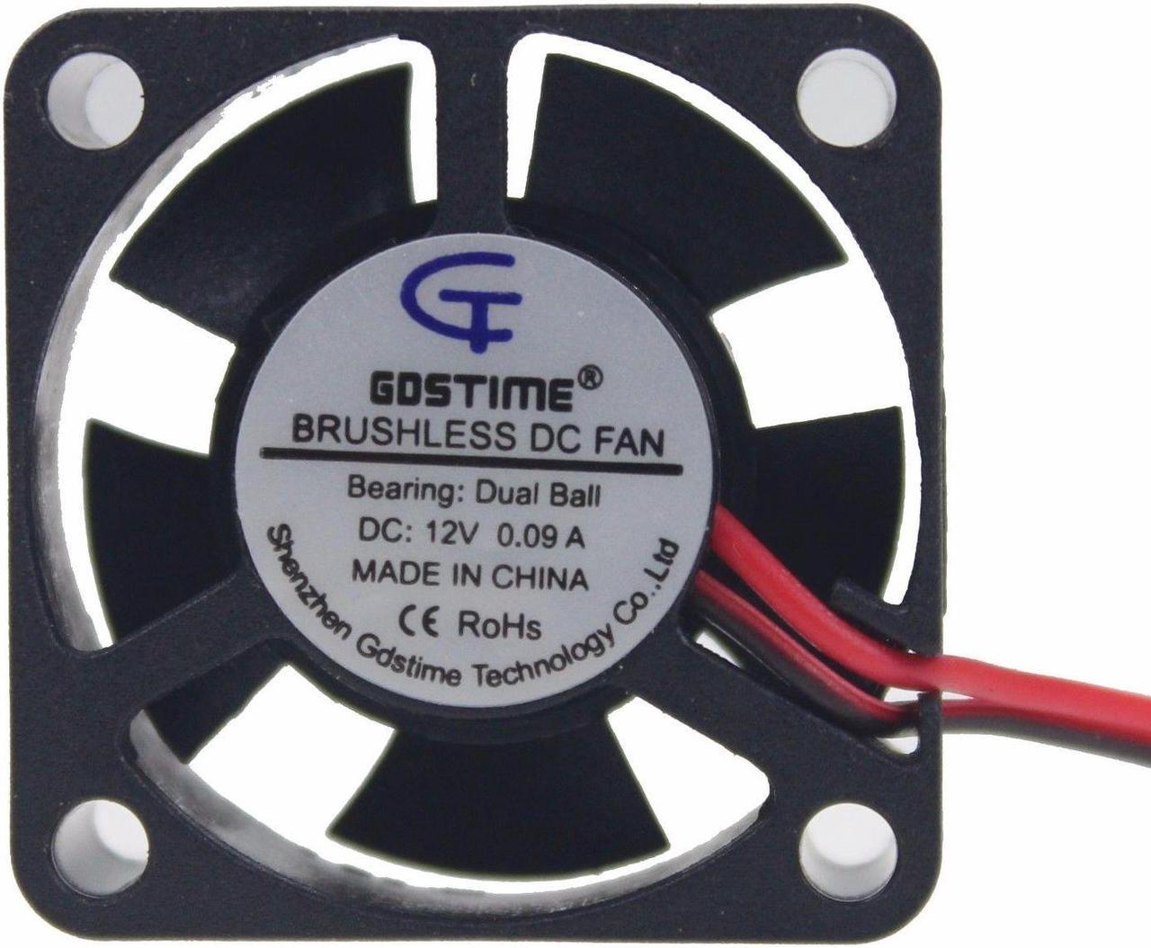 Ball Bearing 12V 3cm 30mm 30x30x10mm Brushless Cooling Cooler Fan 2pin