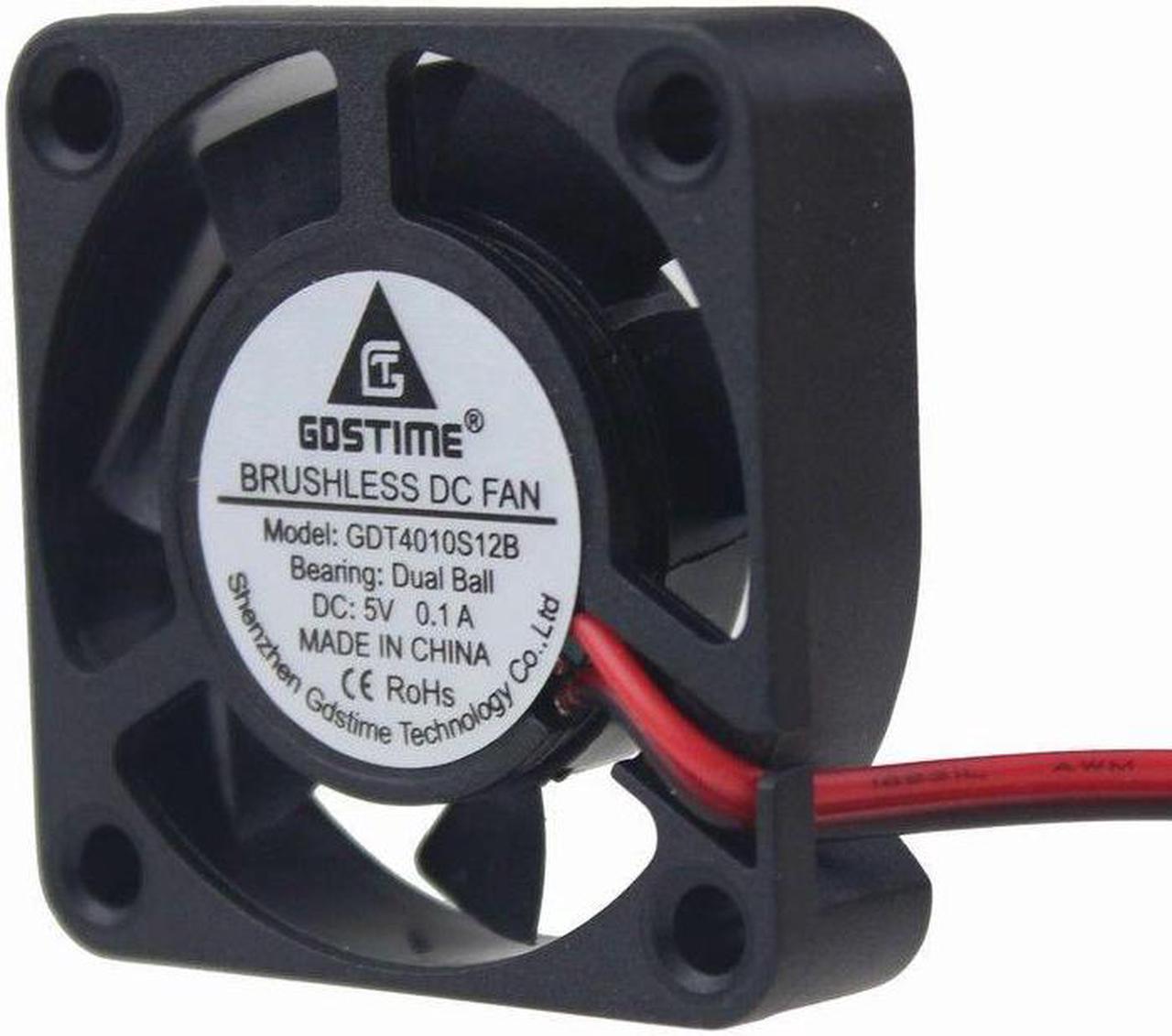 Ball Bearing 5V 4cm 40mm 40x40x10mm Brushless Cooling Fan 2Pin