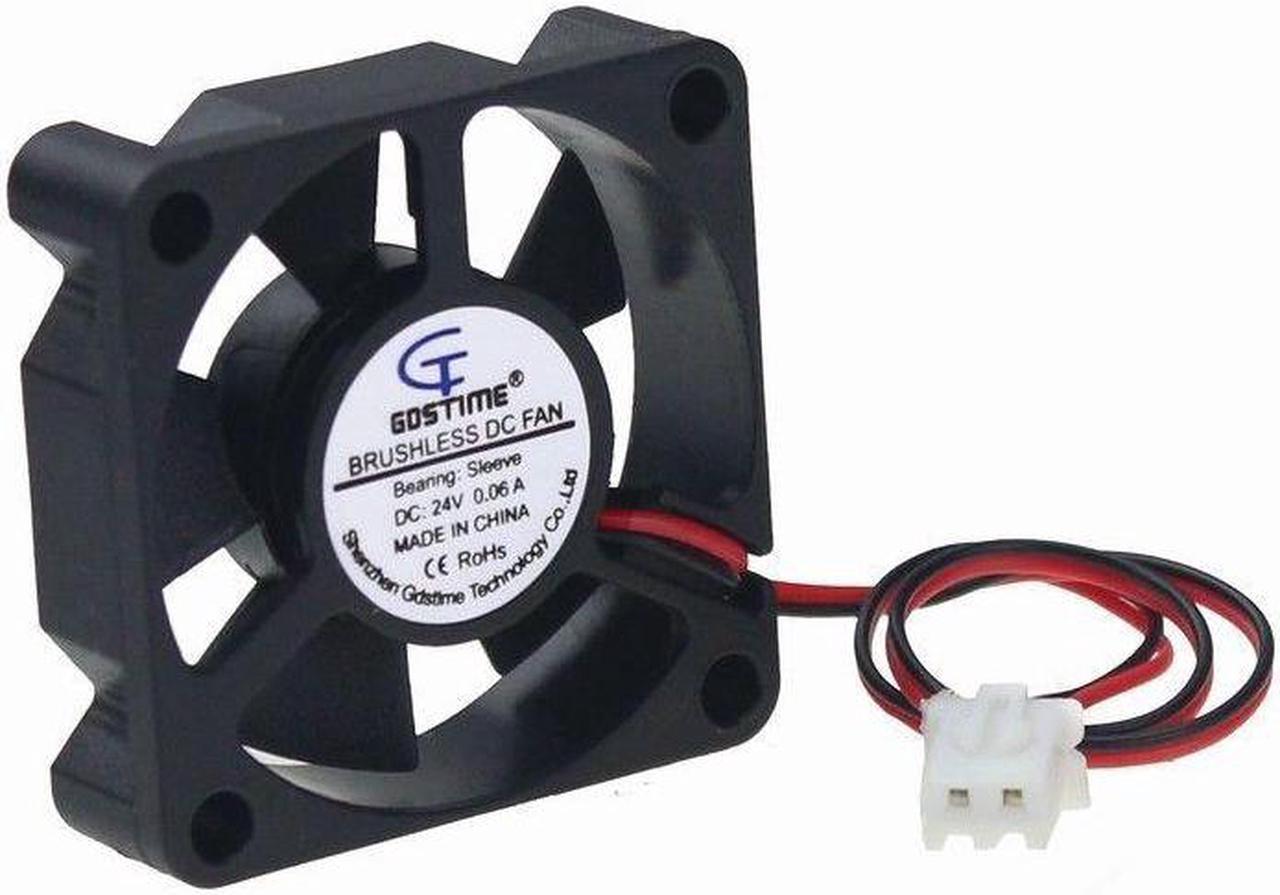 35x35x10mm 35mm 24V Brushless Cooling Fan 2pin