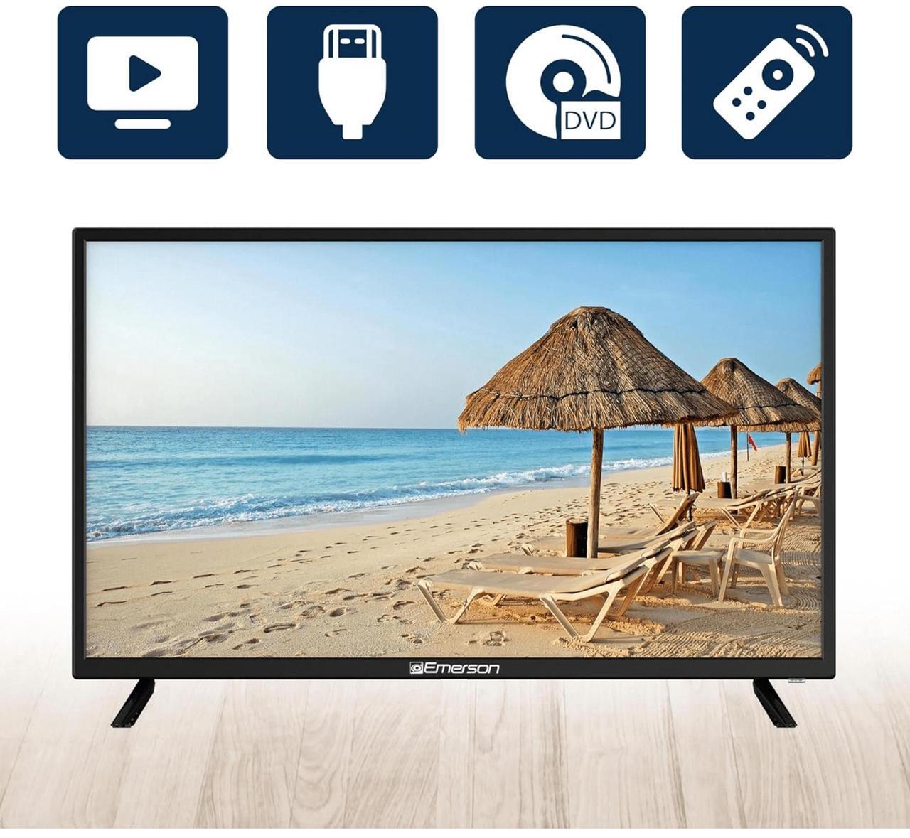 Alt view image 7 of 8 - Emerson 32" Class HD LED Television with DVD Player
