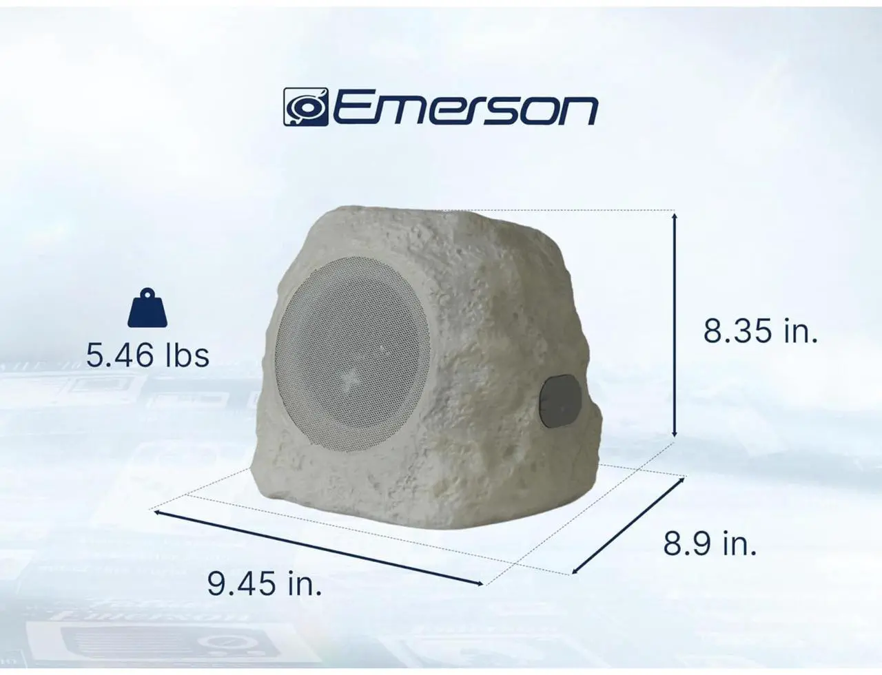 Alt view image 7 of 7 - Emerson Rock Party Solar Multicolor LED Bluetooth Speaker