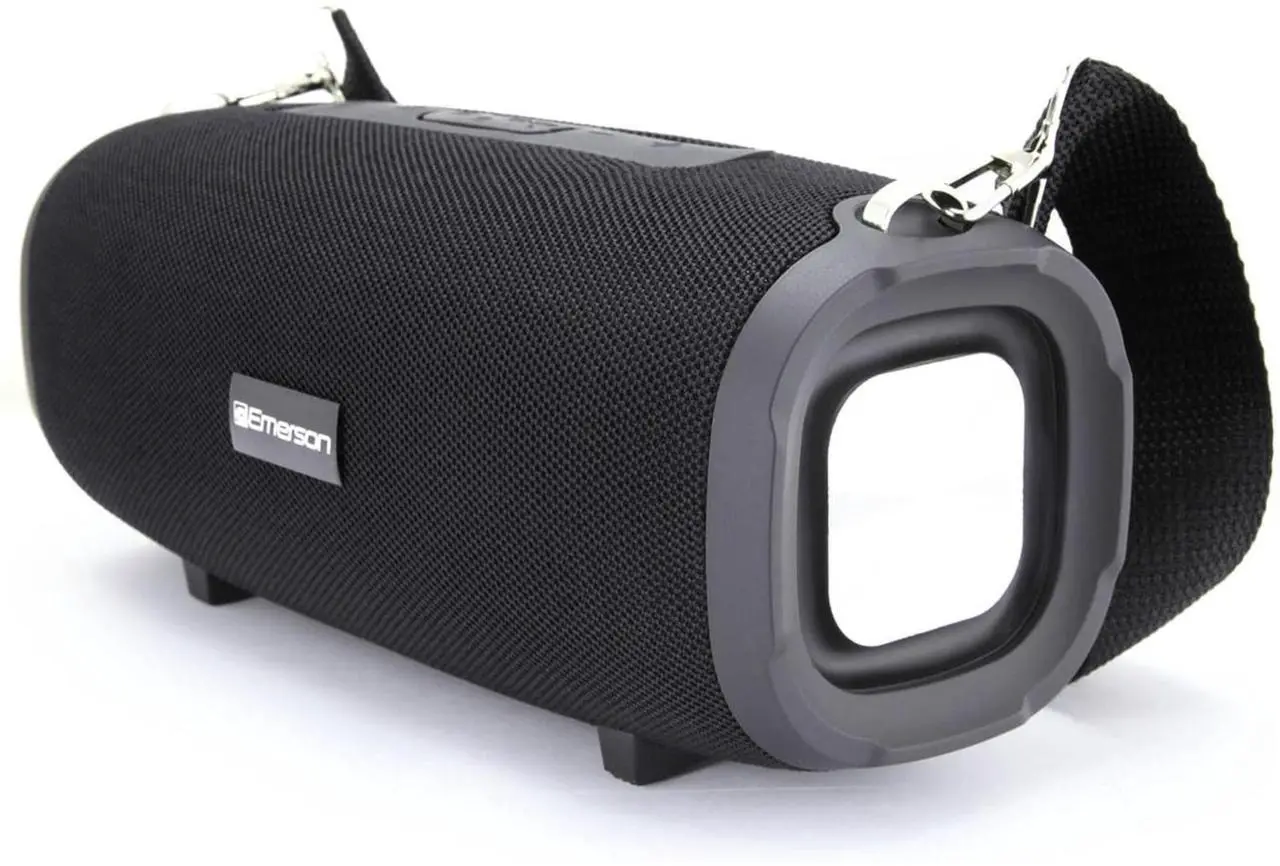 Alt view image 3 of 7 - Emerson Portable Bluetooth Speaker with Carrying Strap