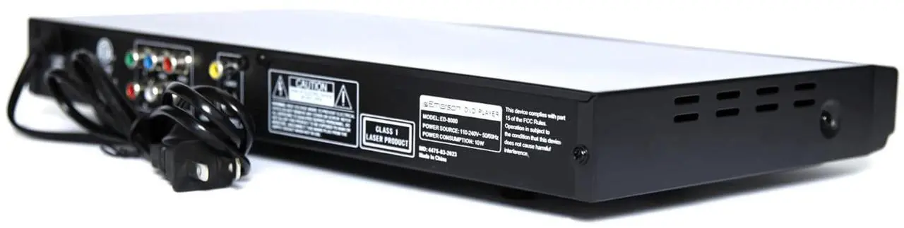 Alt view image 4 of 7 - Emerson DVD Player with HD Upconversion (ED-8000) - Black