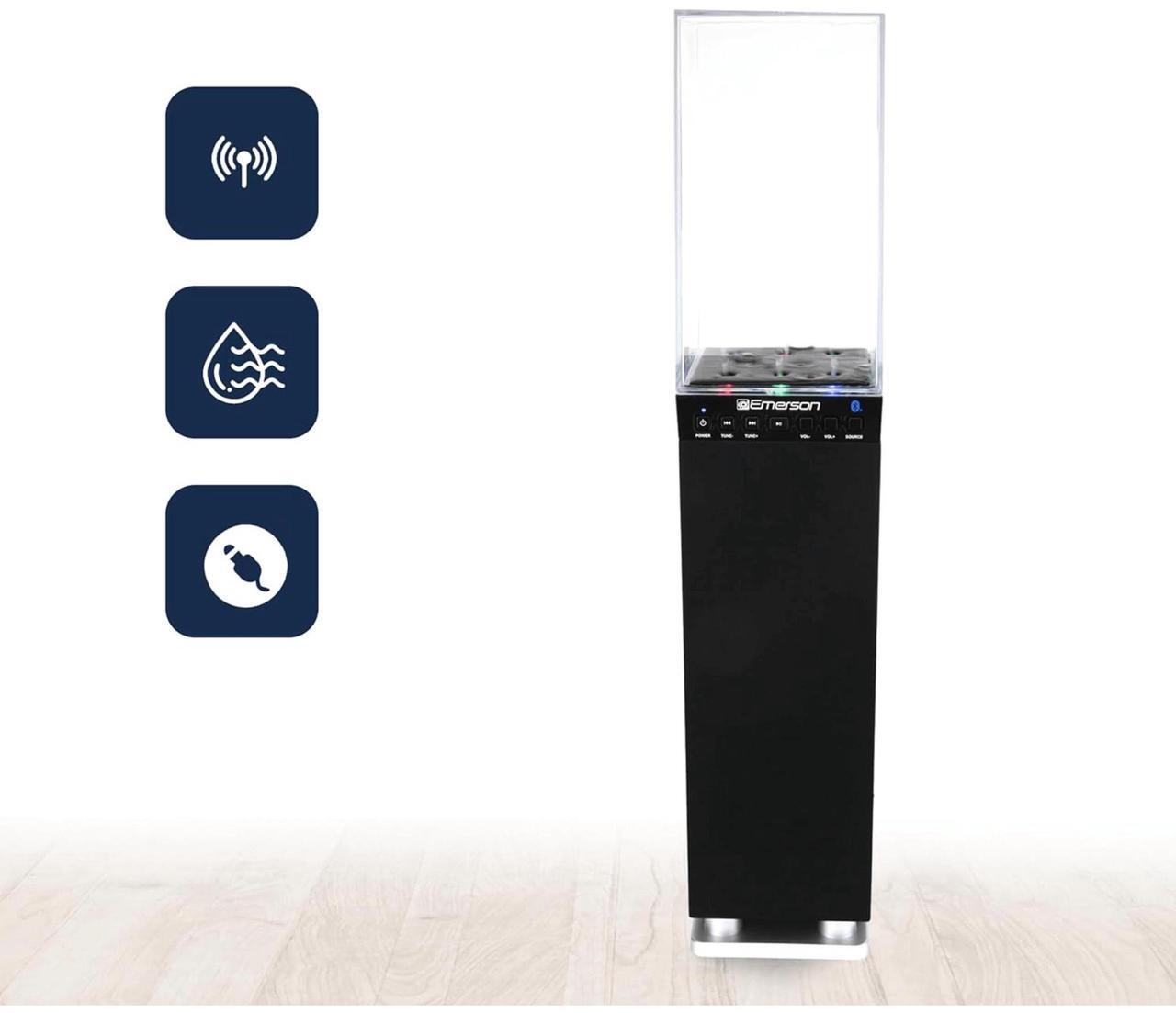 Alt view image 4 of 7 - Emerson EHS-2001 Dancing Water Light Tower Speaker System - Black