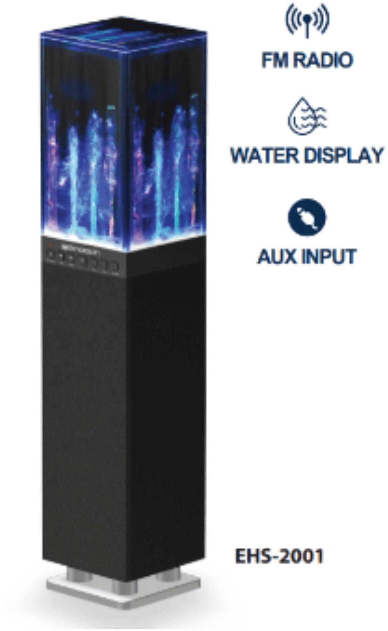 Alt view image 6 of 7 - Emerson EHS-2001 Dancing Water Light Tower Speaker System - Black