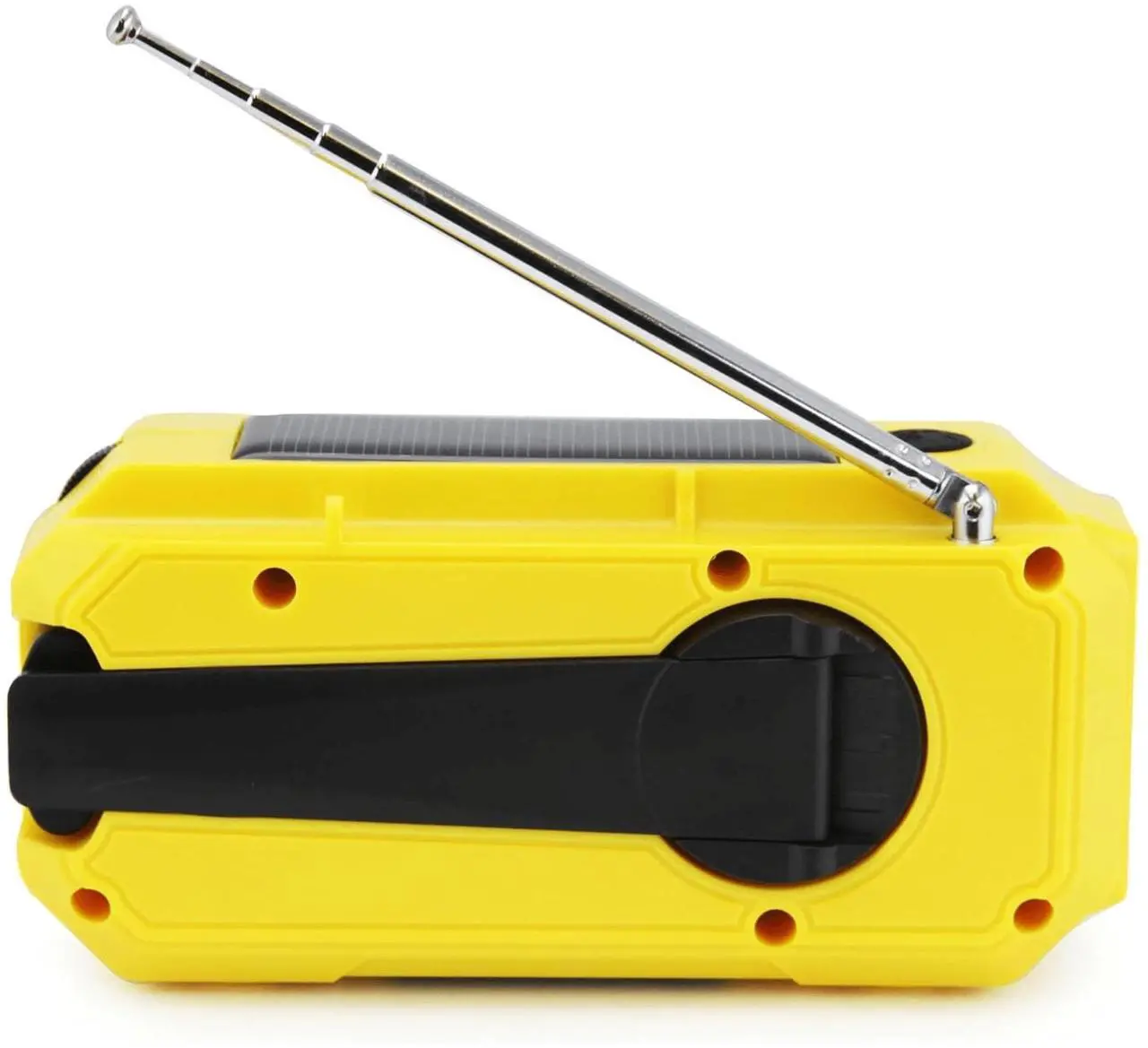 Alt view image 4 of 7 - Emerson Emergency AM / FM Radio with Weather Band and Power Bank - Yellow