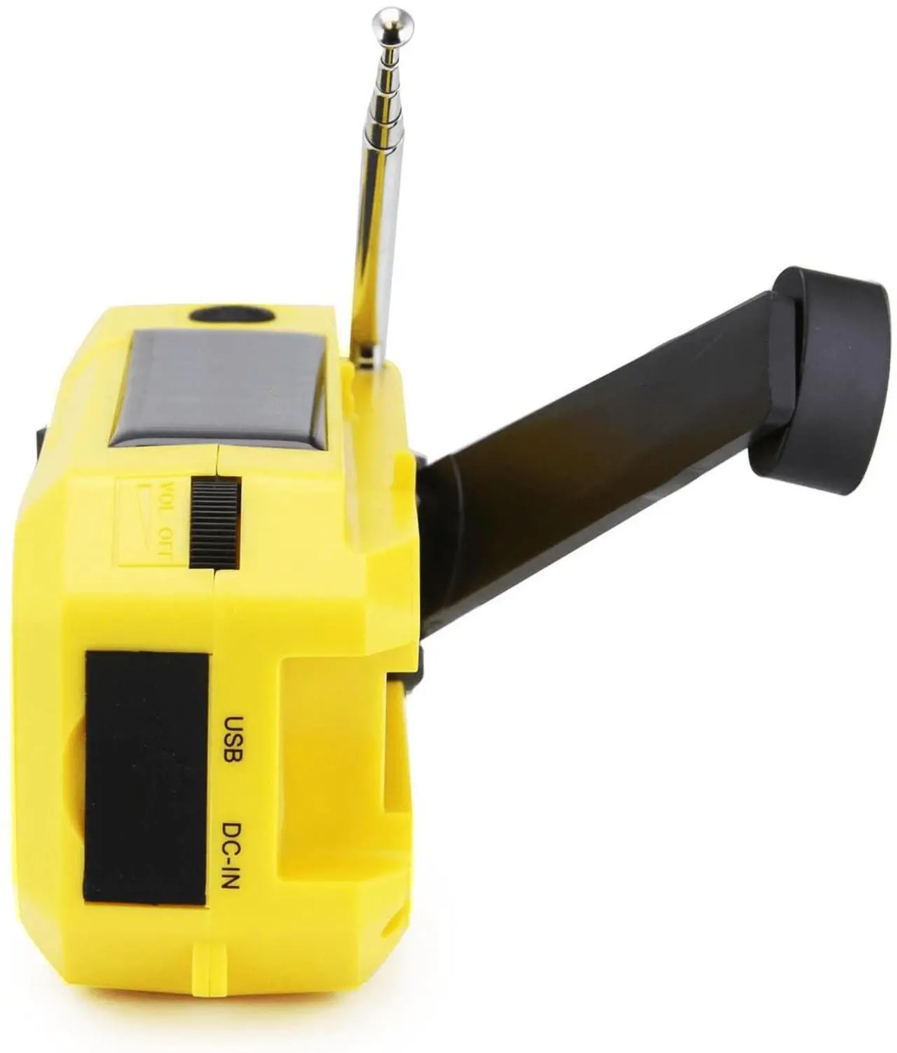 Alt view image 5 of 7 - Emerson Emergency AM / FM Radio with Weather Band and Power Bank - Yellow