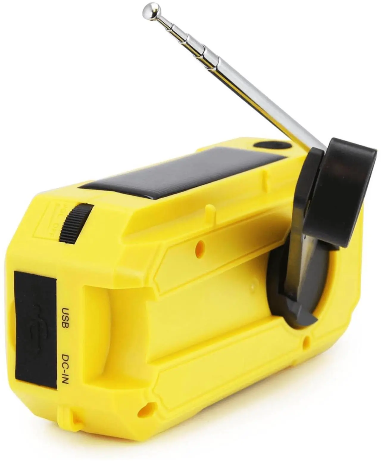 Alt view image 6 of 7 - Emerson Emergency AM / FM Radio with Weather Band and Power Bank - Yellow