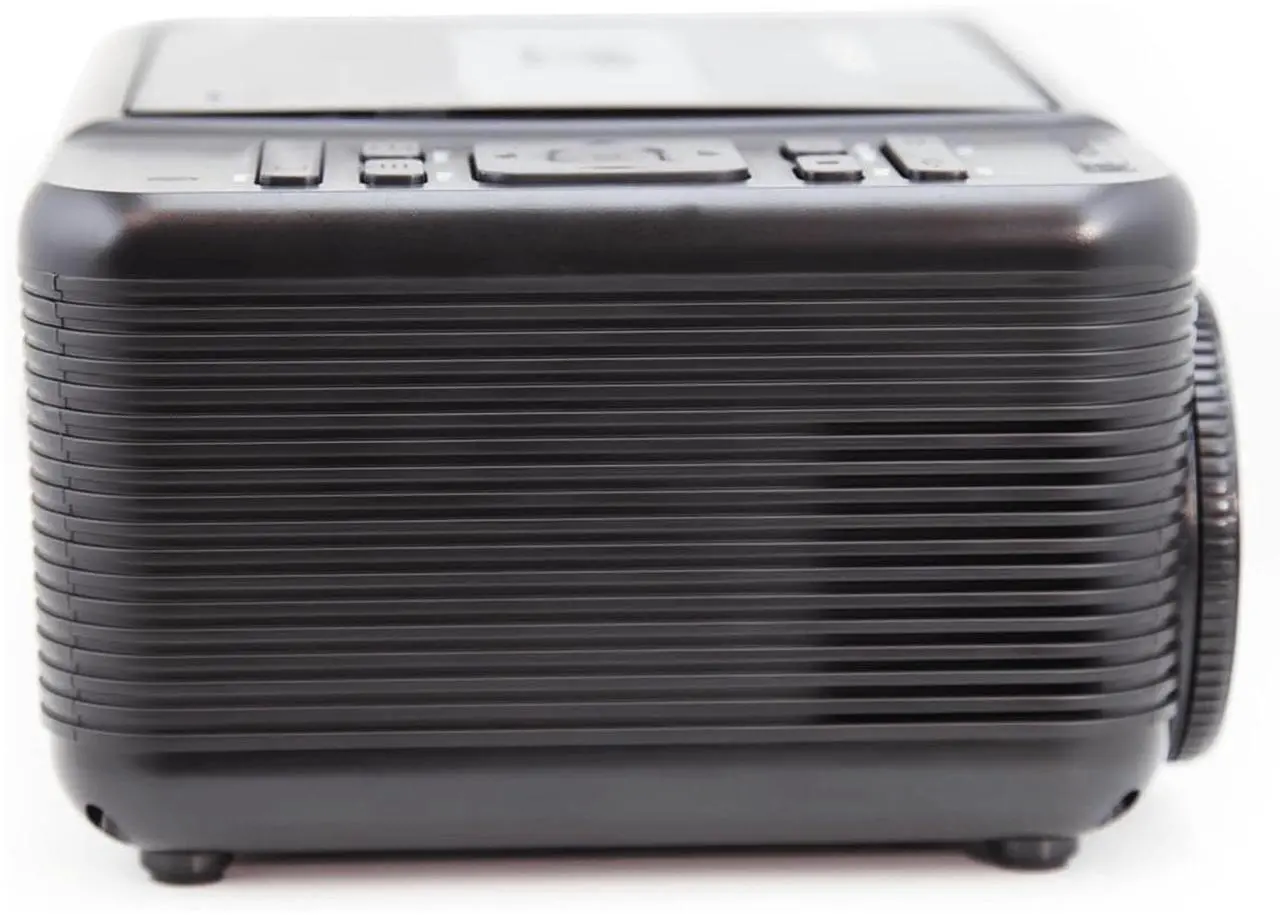 Alt view image 3 of 7 - Emerson 150" Home Theater LCD Projector Combo with Built-In DVD Player EVP-2501C (Black)