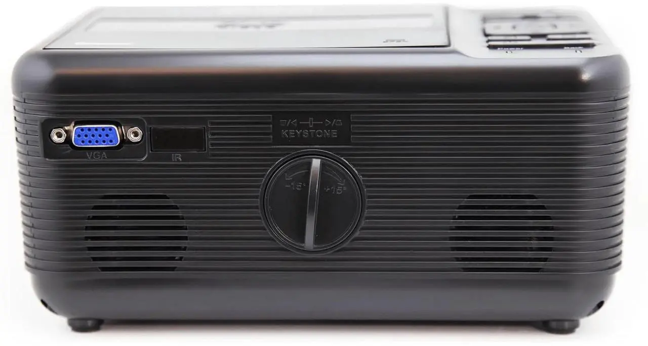 Alt view image 6 of 7 - Emerson 150" Home Theater LCD Projector Combo with Built-In DVD Player EVP-2501C (Black)