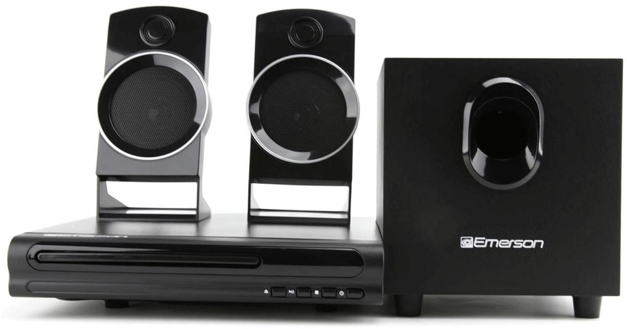 Main image of Emerson 2.1 Channel Home Theater DVD Player with Speaker Surround Sound System ED-8050 - Black