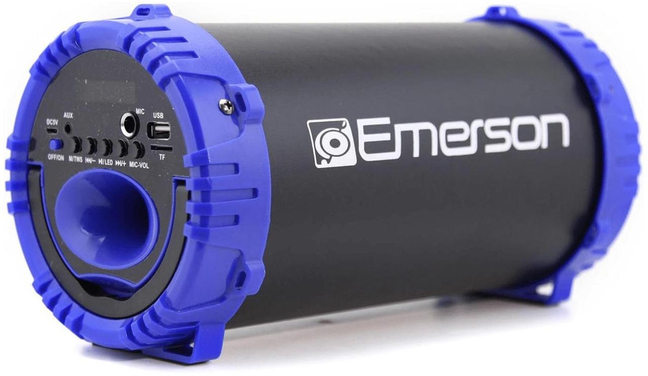 Main image of Emerson Portable Bluetooth Speaker with LED Lighting and Carrying Strap