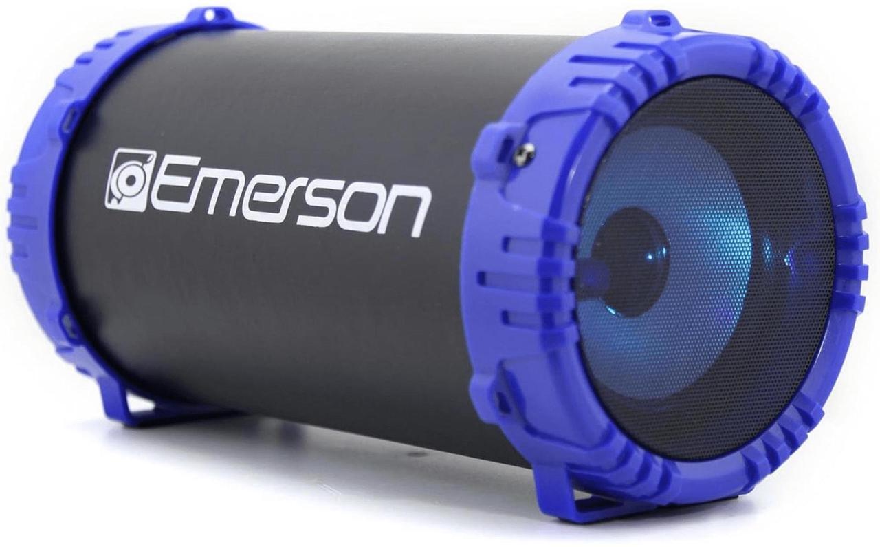 Alt view image 4 of 7 - Emerson Portable Bluetooth Speaker with LED Lighting and Carrying Strap