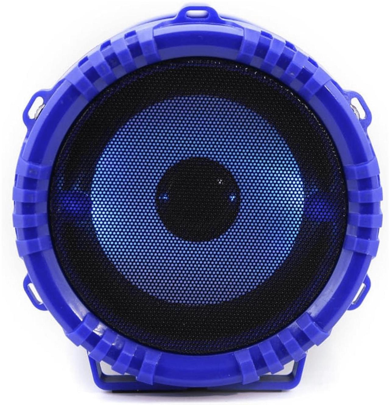 Alt view image 3 of 7 - Emerson Portable Bluetooth Speaker with LED Lighting and Carrying Strap
