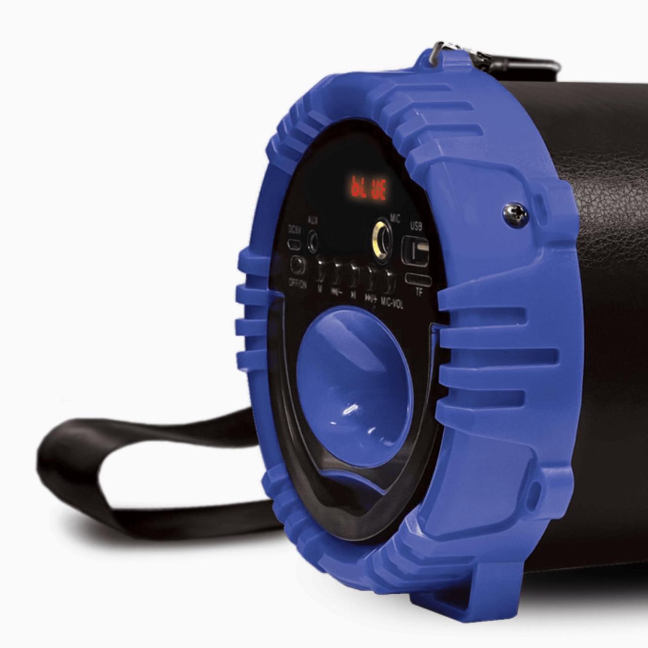 Alt view image 2 of 7 - Emerson Portable Bluetooth Speaker with LED Lighting and Carrying Strap