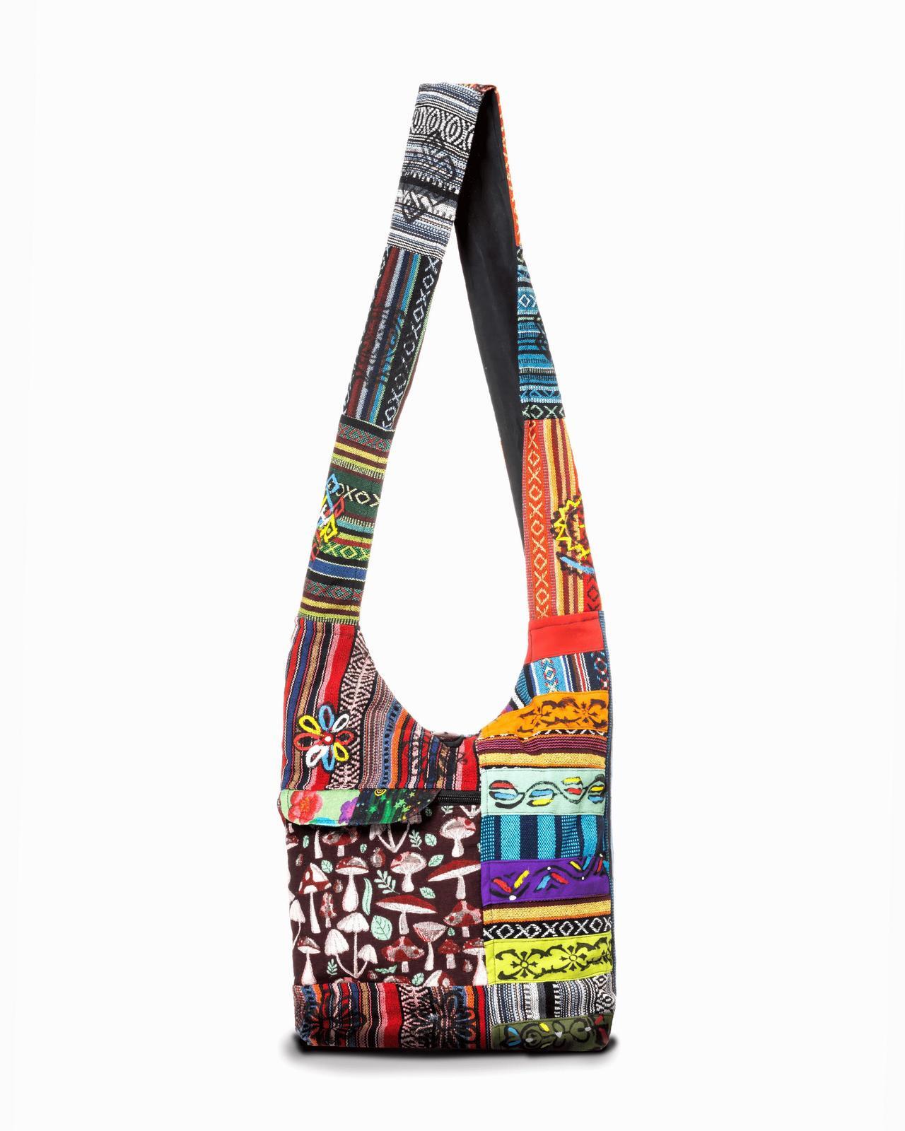 Main image of Jupiter Gear Home Tribal Stripe Patchwork Hobo Bag