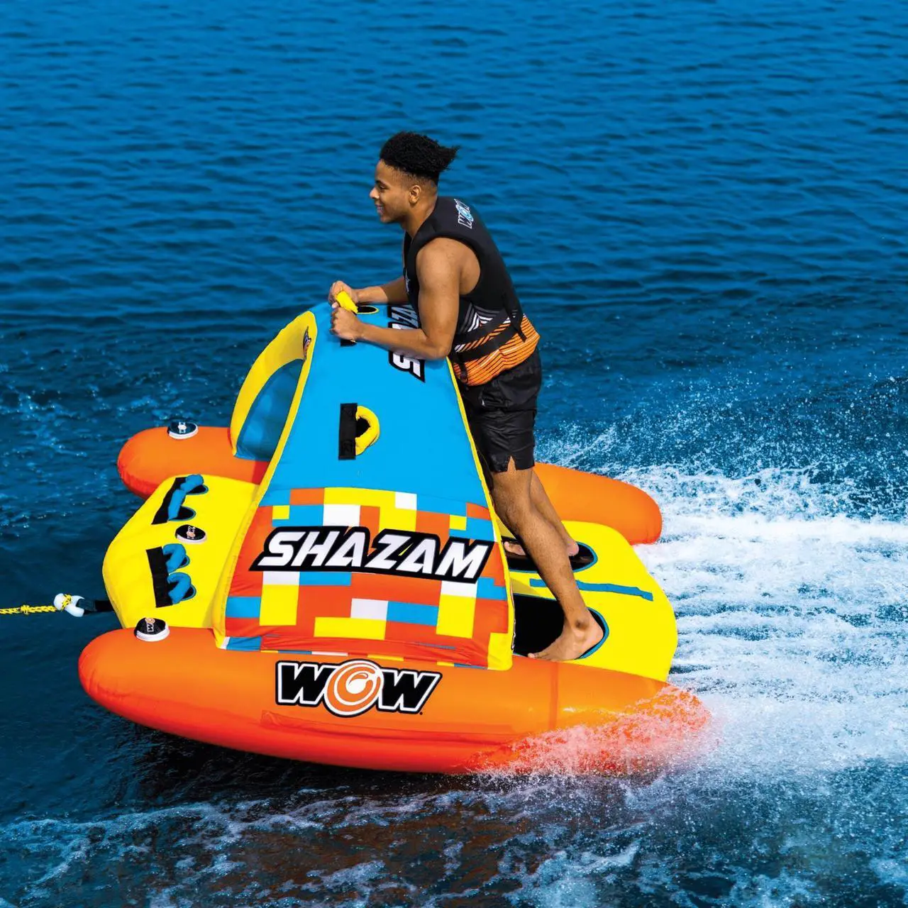 Alt view image 6 of 7 - WOW Watersports Shazam 1- and 2-Person Towable