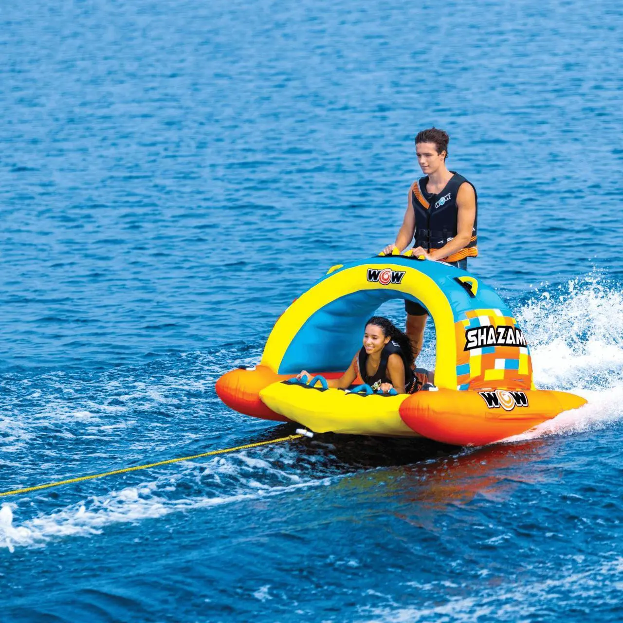 Alt view image 5 of 7 - WOW Watersports Shazam 1- and 2-Person Towable