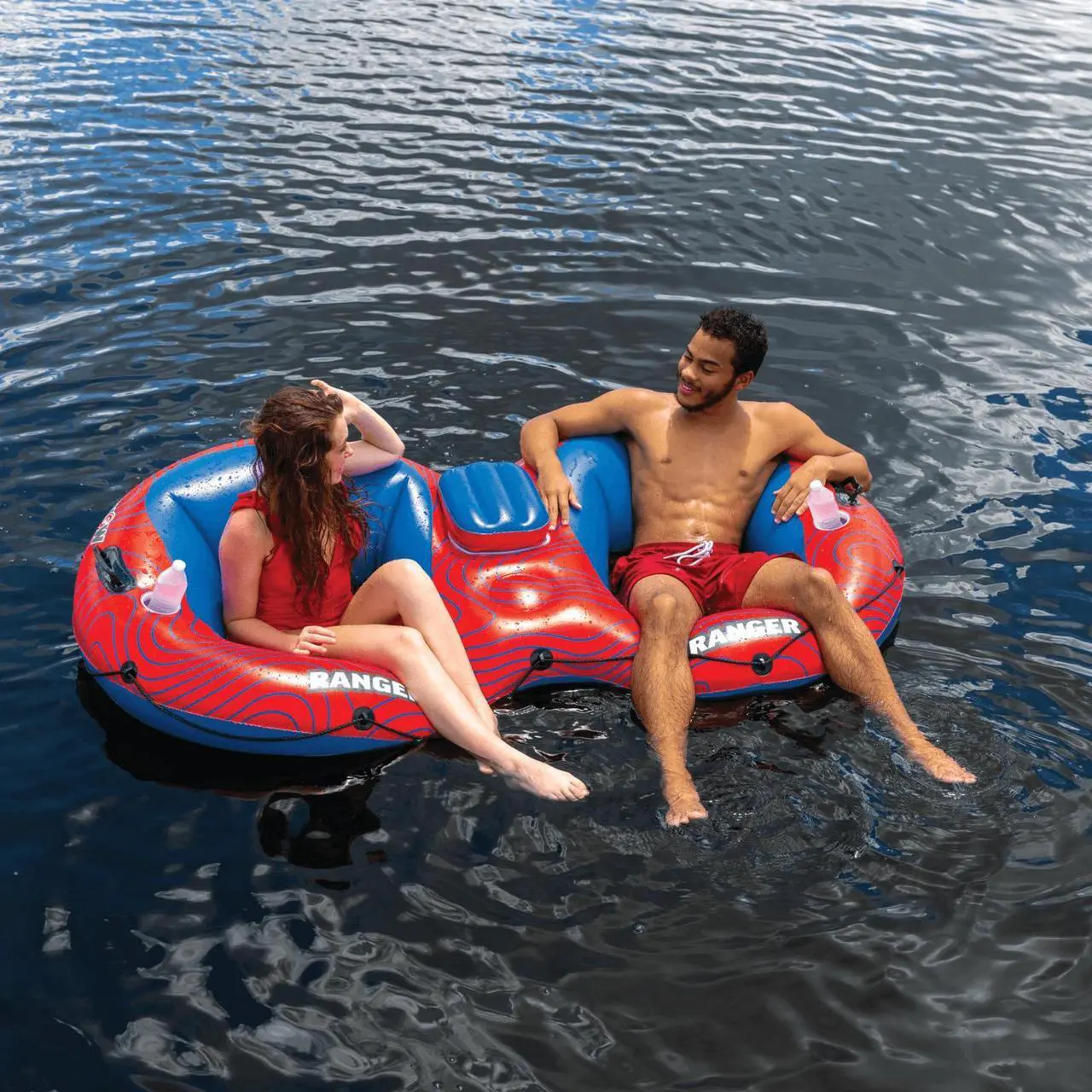 Alt view image 6 of 6 - WOW Watersports Ranger 2-Person River Tube