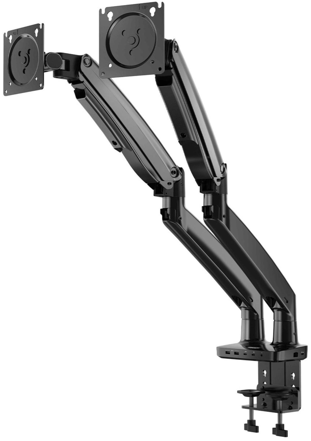 Main image of ErgoAV ErgoLink Motion Desk Mount for Dual Monitors up to 34" and 22 lbs