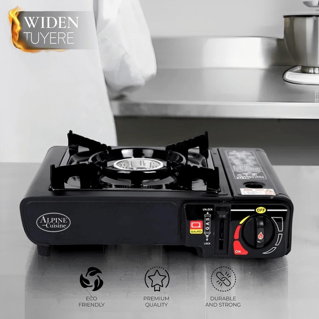 Alt view image 4 of 7 - Alpine Cuisine Lightweight Portable Gas Stove for Outdoor and Indoor Cooking