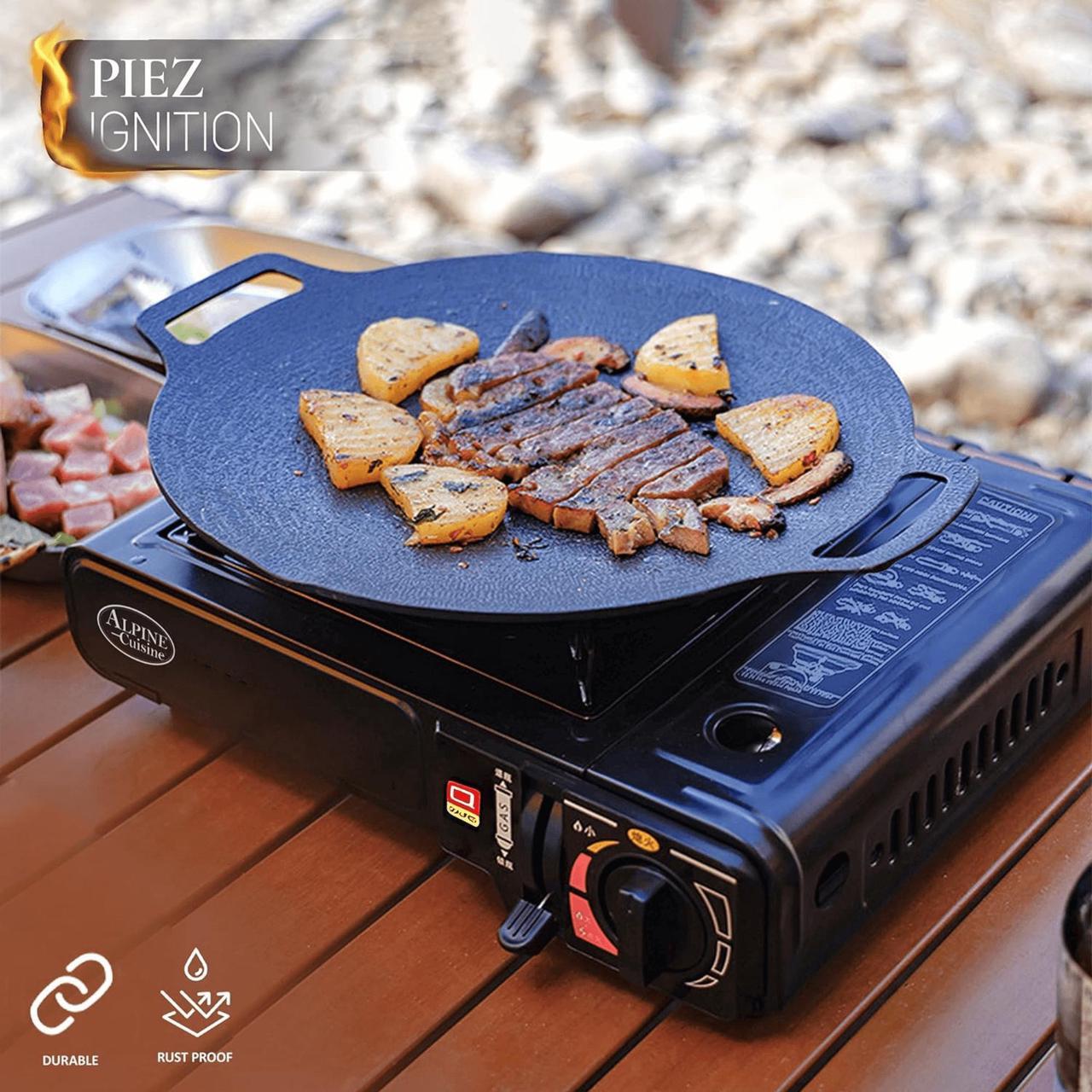 Alt view image 6 of 7 - Alpine Cuisine Lightweight Portable Gas Stove for Outdoor and Indoor Cooking