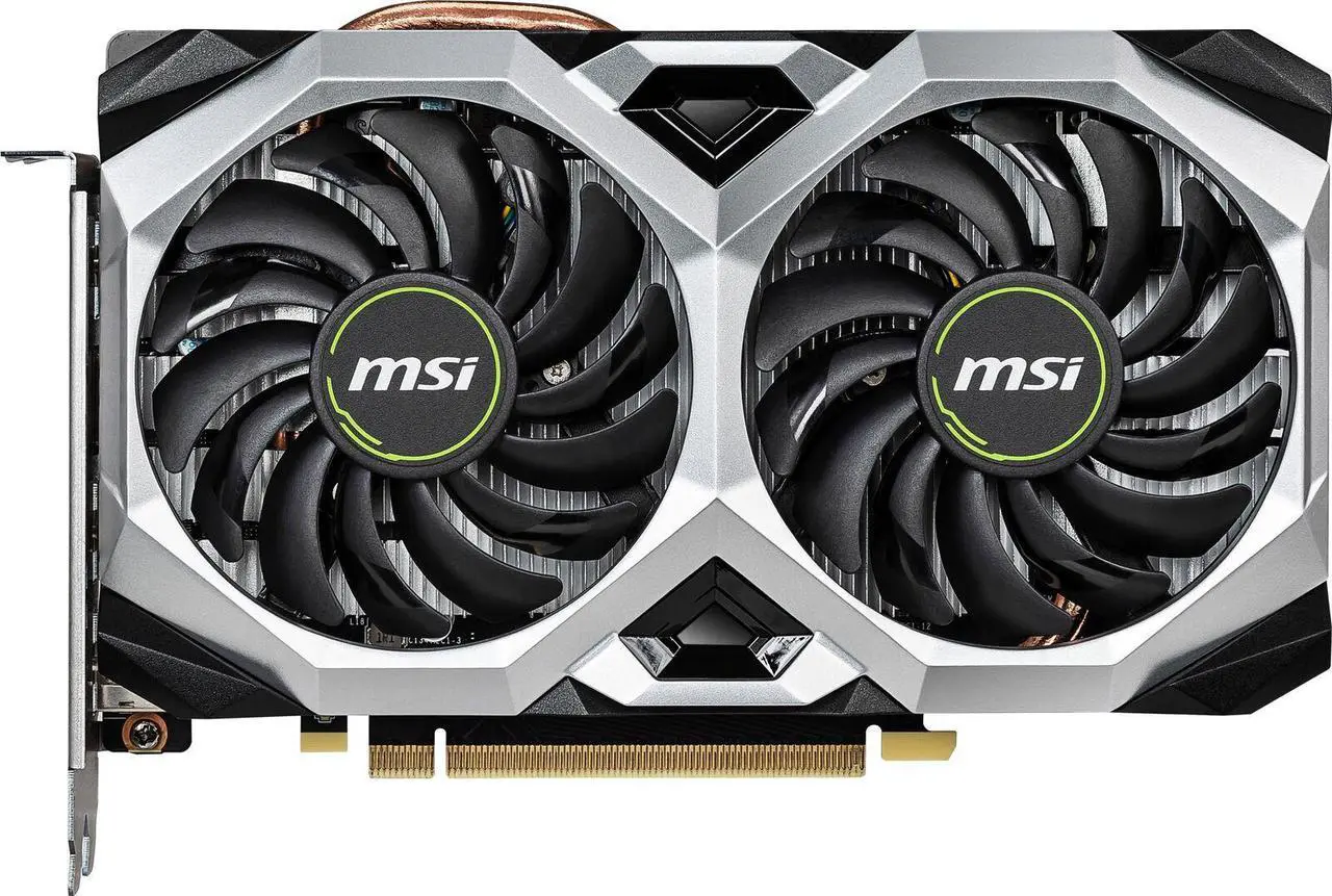 Alt view image 2 of 7 - MSI GeForce RTX 2060 VENTUS XS 6G OC Graphics Card, No NVLink and VR Ready