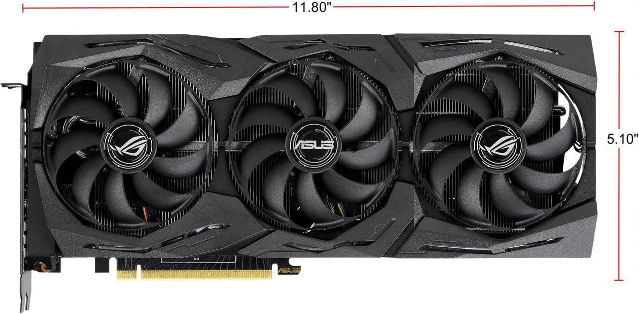 Alt view image 3 of 7 - ASUS ROG-STRIX-RTX2080S-A8G-GAMING ROG STRIX GeForce RTX 2080 SUPER Video Card