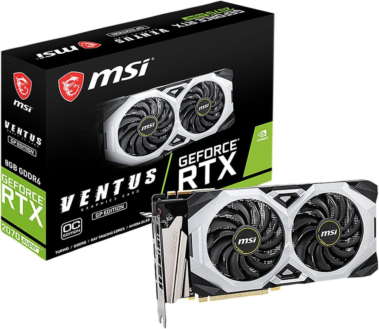 Alt view image 6 of 6 - MSI RTX 2070 SUPER VENTUS GP OC GeForce RTX 2070 SUPER Video Card